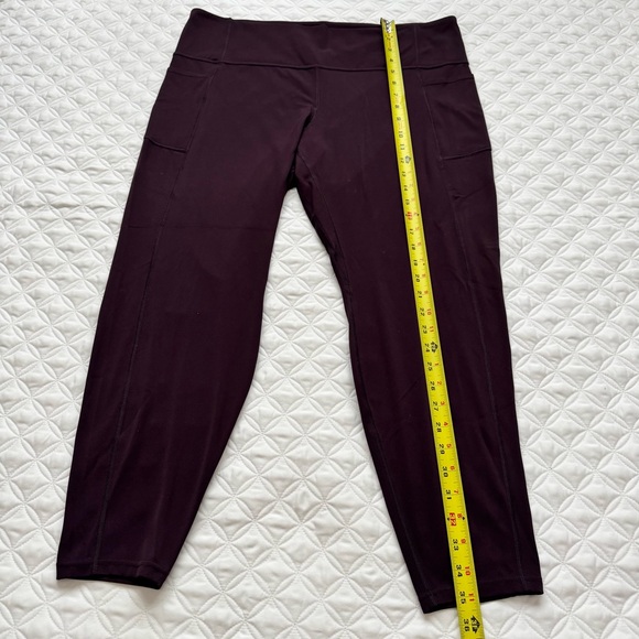 Patagonia Maipo 7/8 Stash Tights Leggings Plum Purple Size XXL - Picture 11 of 12